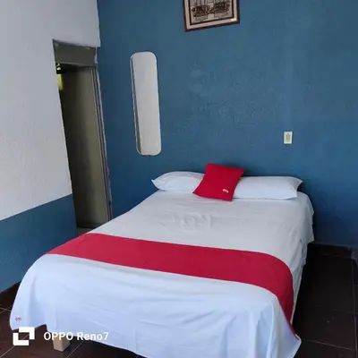 Cama o camas de una habitación en Hotel San Jose Purua