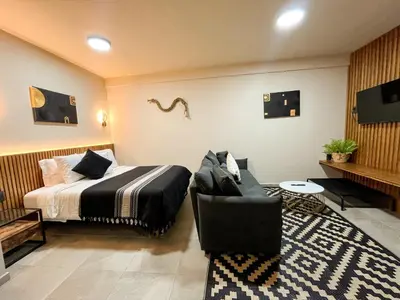 Una televisión o centro de entretenimiento en Bacaanda #2
