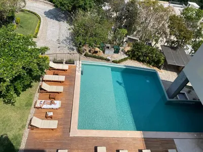 Piscina en o cerca de Exclusivo Departamento con vista al mar, alberca y gimnasio