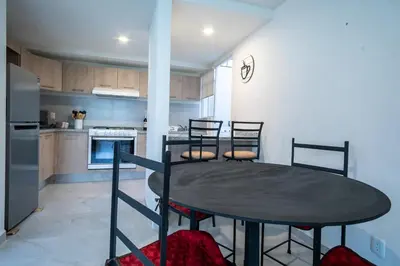 Una cocina o zona de cocina en Depa Aria Puebla