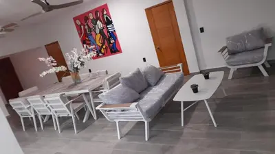 Zona de estar de House Belle Vue, Tequesquitengo