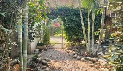 Jardín al aire libre en Lago24 Habitaciones