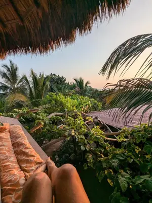 Jardín al aire libre en ElSueño Ocean view dorm & community vibe