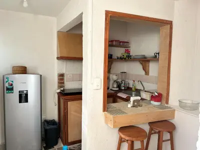 Una cocina o zona de cocina en Minidepa confortable y tranquilo