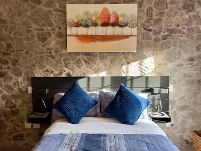 Cama o camas de una habitación en Loft Kaela en, Val'Quirico