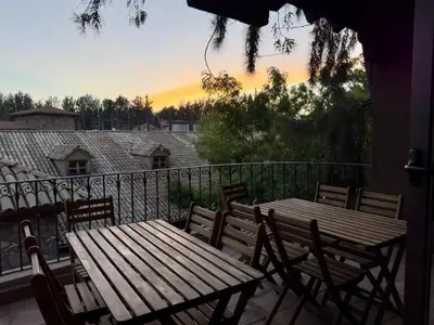 Un balcón o terraza de Loft Kaela en, Val'Quirico