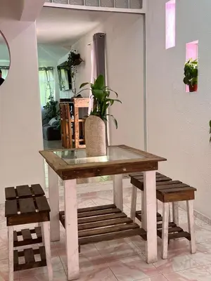 Zona de estar de Casa Rústica los Arcos
