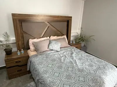 Cama o camas de una habitación en Suites vergel balcón