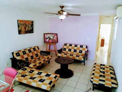 Zona de estar de Departamento tipo PH de 2 niveles