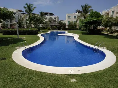 Piscina en o cerca de Departamento tipo PH de 2 niveles