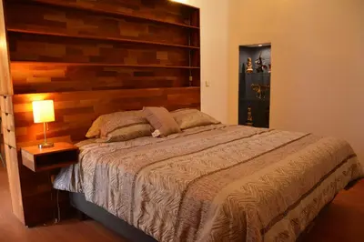 Cama o camas de una habitación en Hotel Casa San Miguel Arcángel