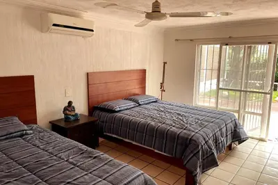 Cama o camas de una habitación en Beautiful house for holidays with family and friends