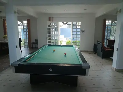 Mesa de billar en Quinta de ensueño, Quinta Roma