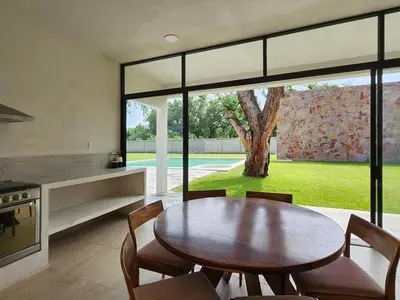 Una cocina o zona de cocina en Villa Tulipan las estacas morelos