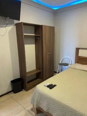 Cama o camas de una habitación en hostal confort Iztapalapa hospedaje económico y cómodo en cdmx