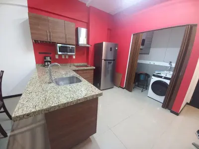 Una cocina o zona de cocina en departamento en riviera veracruzana