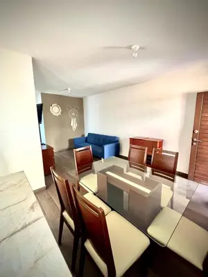 Zona de estar de Ideal Depa Playa y Plazas Cerca