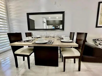 Zona de estar de Casa de los colibries