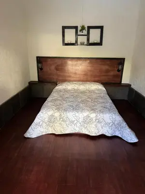 Cama o camas de una habitación en Hacienda bosque