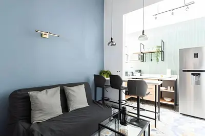 Una cocina o zona de cocina en Casa 212 con WIFI alta velocidad y estacionamiento