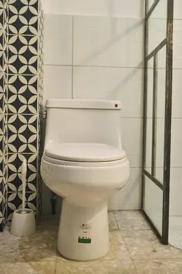 Un baño de Apartamento nuevo con vistas a jardín cerca de Coyoacán