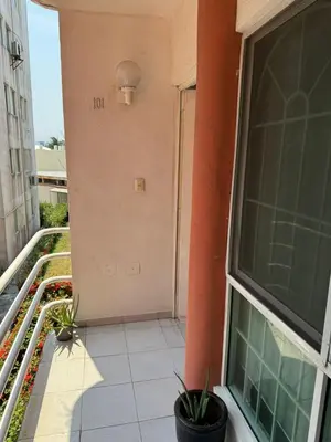 Un balcón o terraza de Departamento céntrico en Boca del Rio con alberca