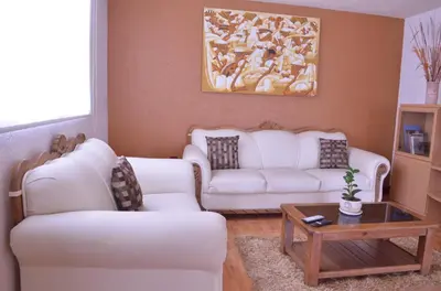 Zona de estar de Casa Green