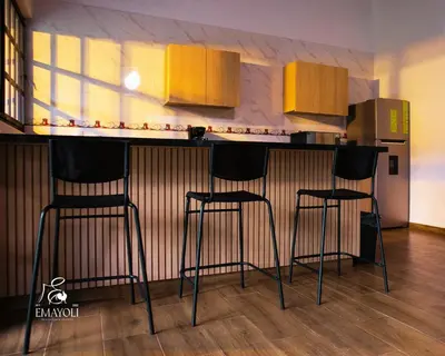 Una cocina o zona de cocina en Cabañas EMAYOLI