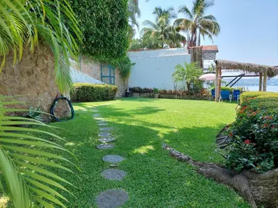 Jardín al aire libre en Casa Don Javier, 14p, Pool, Lake, Cook