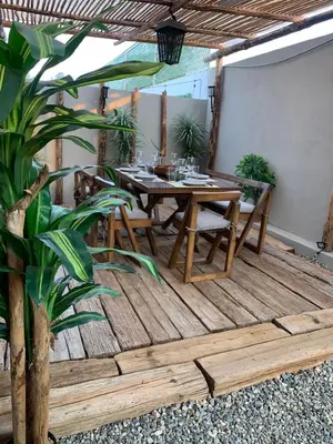 Un patio o zona al aire libre en Departamento dream diamante