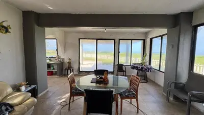 Zona de estar de Beach chalet with Private Pool