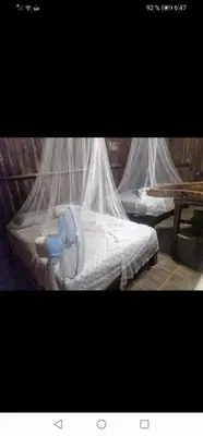 Cama o camas de una habitación en Cabaña la envidia