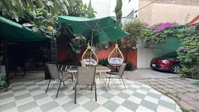 Jardín al aire libre en Habitación Esmeralda