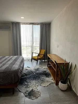 Cama o camas de una habitación en El Cielo, a centrally located apartment with a beautiful view