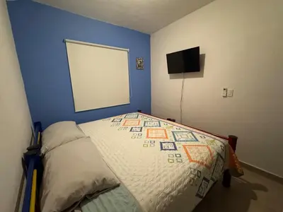 Cama o camas de una habitación en Casa Mar y Laguna PUERTA AL SOL