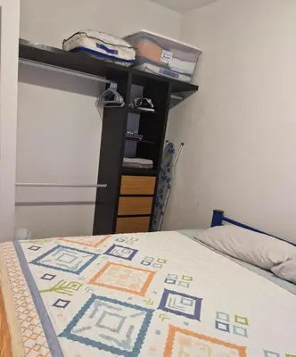 Cama o camas de una habitación en Casa Mar y Laguna PUERTA AL SOL