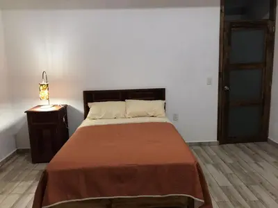 Cama o camas de una habitación en MI CASA EN TEPOZTLAn