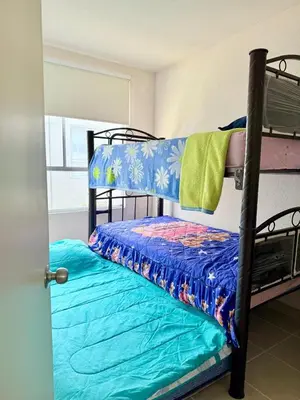 Cama o camas de una habitación en Villa Aqua-Alberca-Terraza- HiveNB