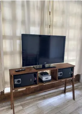 Una televisión o centro de entretenimiento en MI CASA EN TEPOZTLAn