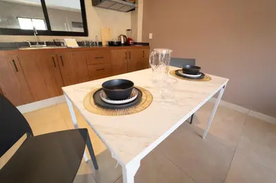 Una cocina o zona de cocina en Terrah Suites Oaxaca