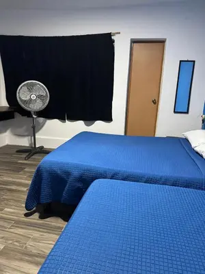 Cama o camas de una habitación en Casa Cristal