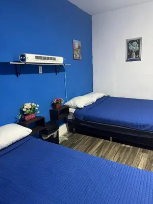 Cama o camas de una habitación en Casa Cristal