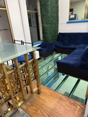 Zona de estar de Casa Cristal