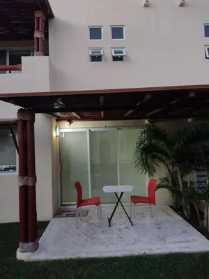 Un patio o zona al aire libre en VILLA EN RESIDENCIAL TERRASOL PUNTA DIAMANTEe