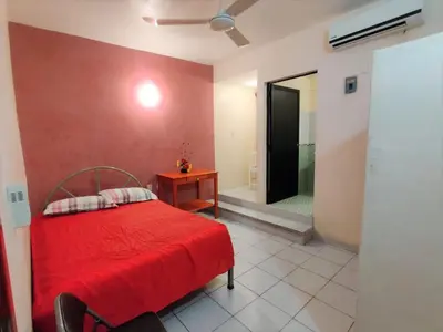 Cama o camas de una habitación en Departamentos Costera