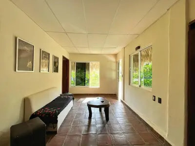 Zona de estar de Casa Sarvelia, Punta Zicatela