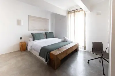 Cama o camas de una habitación en Lepetit