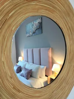 Cama o camas de una habitación en Posada Los Fuertes