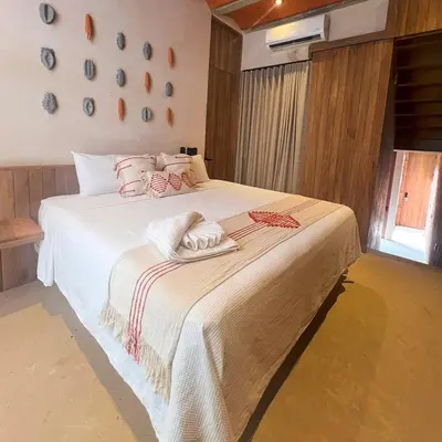 Cama o camas de una habitación en Casa Xaviera