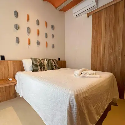 Cama o camas de una habitación en Casa Xaviera